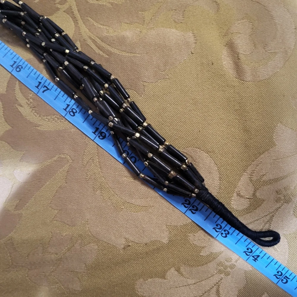 Egyptian Revival Artisan Beaded Necklace Fair Trade